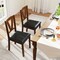 Costway Dining Chairs Set of 2/4 PU Leather Dining Room Chairs with Hollowed Backrests